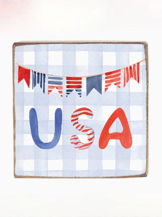 American Dreamin' Wood Block Sign - Multiple Options