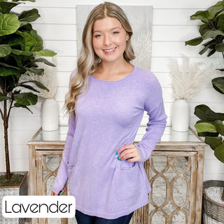 Happy Together Zenana Soft Knit Long Sleeve Top - 10 colors!