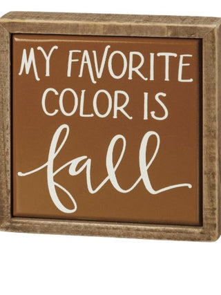 Favorite Color Wood Shelf Sitter