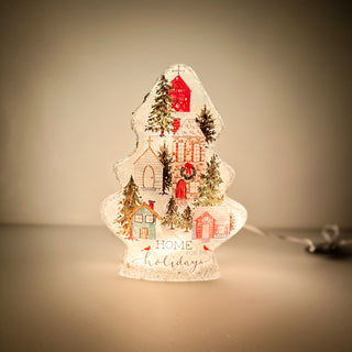 Home for the Holidays Resin Light Up Decor