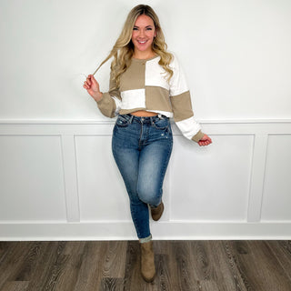 Good to Us Long Sleeve Latte Avery Mae Top