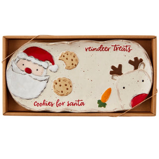 Treats for Santa & Reindeer Stoneware Plate