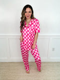 Pink Checkered
