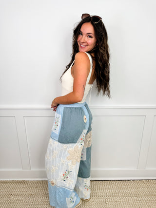 POL Needed Time High Rise Cotton Wide Leg Bottoms - 4 colors!