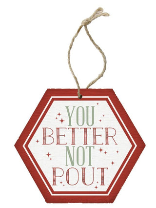 Christmas Vibes Wood Ornament - 5 options!