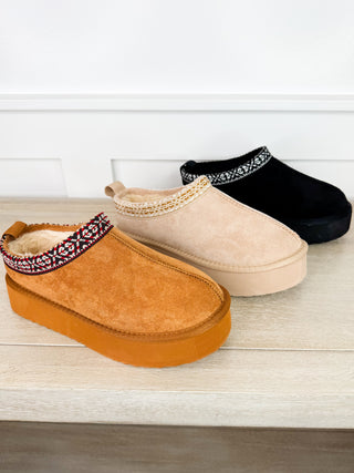 Made You Look Faux Suede Platform Slip Ons - 3 colors!