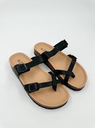 After All This Faux Leather Sandals - 3 colors!