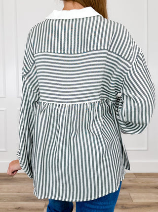 Now is My Time Lightweight Long Sleeve Grey Avery Mae Top