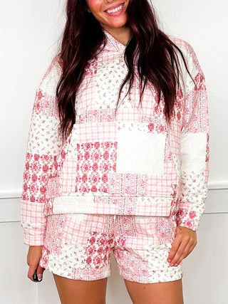 Do it With Confidence High Rise Quilted Pink Set