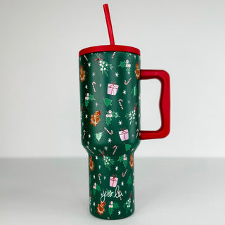 Under the Mistletoe 40 oz Tumbler