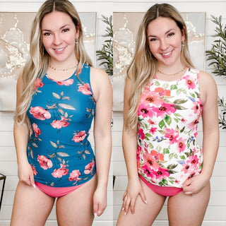 Wanderlust Tankini Swim Top - 2 colors!