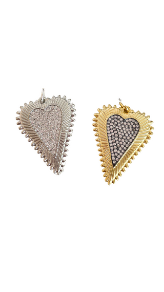 PRE-ORDER LPJ CZ Heart Pendant Charm
