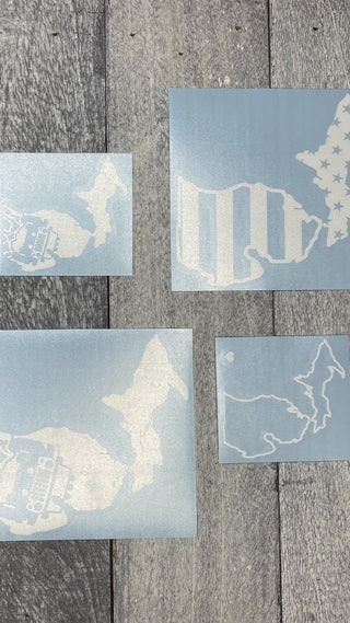 The Mitten Vinyl Stickers - 4 options!