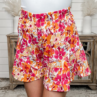 Kori No Hiding High Rise Orange Shorts