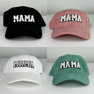 Livin' the Mama Life Corduroy Hat - 4colors!