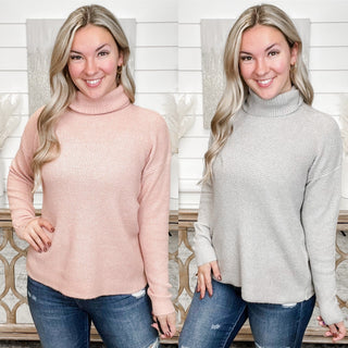 Show Your Skills Knit Long Sleeve Sweater Top - 2 colors!