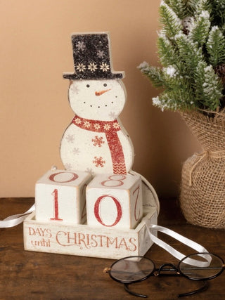 Christmas Countdown Wood Decor