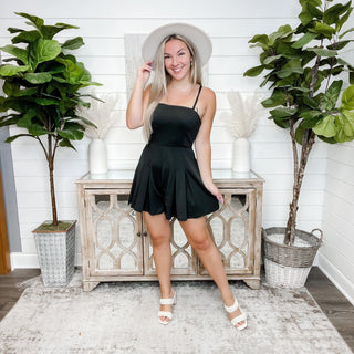 Have it All White Birch Black Romper