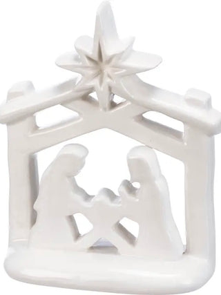 Classic Nativity Ceramic Decor