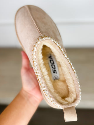 Made You Look Faux Suede Platform Slip Ons - 3 colors!