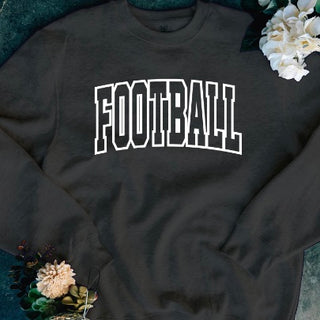 PRE-ORDER Time for Football Cotton Blend Long Sleeve Avery Mae Graphic Crewneck Sweatshirt - 6 colors!