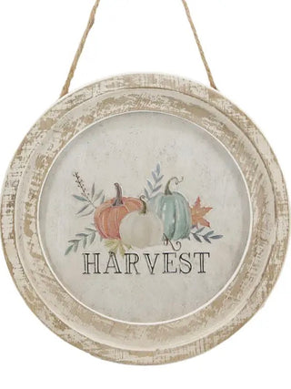 Time For Harvest Wooden Hanging Decor