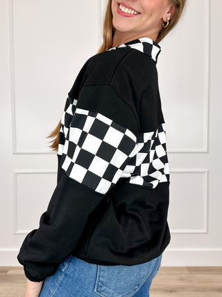 Check the Energy Cotton Blend Long Sleeve Avery Mae 1/4 Zip Pullover Top - Multiple Colors