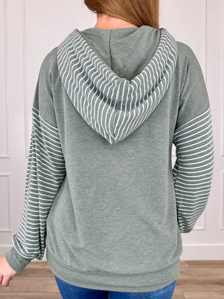 I Honestly Can't Relate Knit Long Sleeve Avery Mae Hooded Top - Multiple Colors
