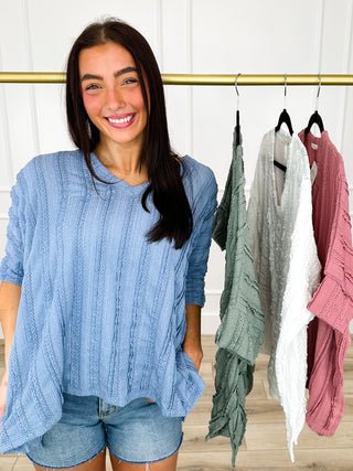 Just as Predicted Lightweight Short Sleeve Avery Mae Top - Multiple Colors
