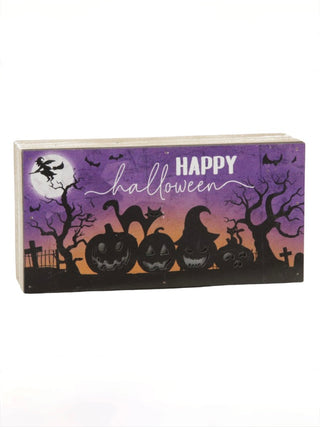 Spooky Nights LED Wood Decor