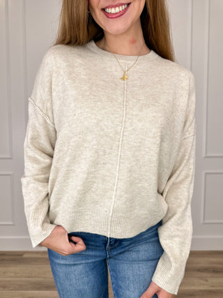 Nothing I Can't Do Knit Long Sleeve Avery Mae Sweater Top - Multiple Colors