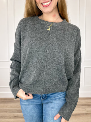Nothing I Can't Do Knit Long Sleeve Avery Mae Sweater Top - Multiple Colors