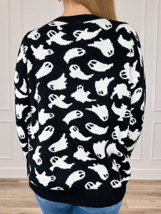 Michelle Mae Spiritually Fashionable Knit Long Sleeve Black Sweater Top