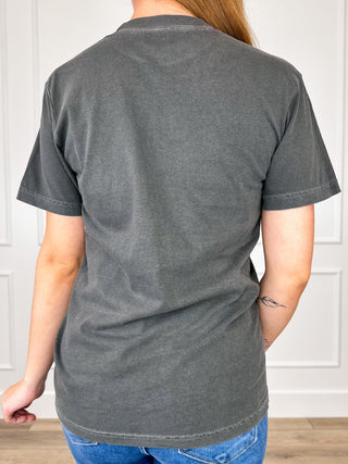 Bubble Chill & Trouble Cotton Short Sleeve Grey Avery Mae Graphic Tee Shirt - Multiple Options (Comfort Colors)