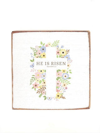 Spring Has Sprung Wood Block Sign - Multiple Options