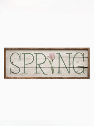 Springing For Joy Wood Sign - Multiple Options