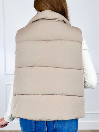 Zenana Go On Now Puffer Vest - Multiple Colors