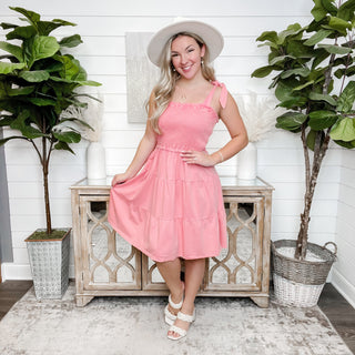 Great Beauty Mommy & Me Pink Dress