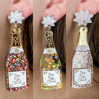 Poppin' Champagne Drop Earrings - 3 options!