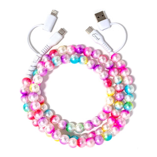 PRE-ORDER ERI Beaded Phone Charger Unicorn