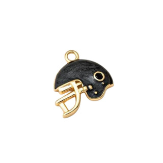 PRE-ORDER LPJ Black Football Helmet Charm