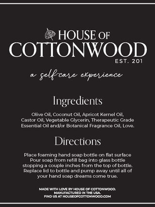House of Cottonwood Foaming Hand Soap Refill