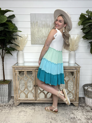 You Drive Color Block Dress - 2 colors!