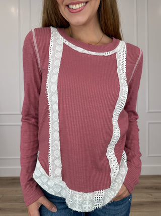POL Stay Classy Ribbed Long Sleeve Top - Multiple Colors