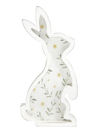Blossom Bunny Wood Shelf Sitter