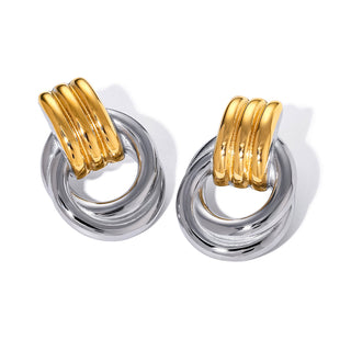 PRE-ORDERLAU Katie Two Tone Earrings