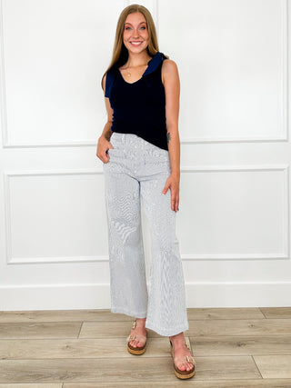 Life is Out There High-Rise Cotton Blend White Avery Mae Jeans