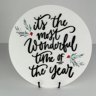 Most Wonderful Time Wood Sign