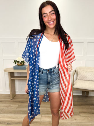 Living the Dream Lightweight Flag Avery Mae Kimono