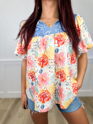 Taking it Back Short Sleeve Avery Mae Top